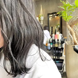 ミディアム カラー ヘアアレンジ tane.所属・【ダメージレス施術】 【透明感】北村 拓也のヘアスタイル