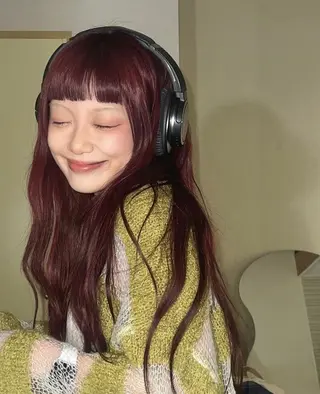 セミロング 土田 大珠のヘアスタイル
