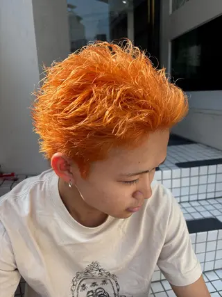 カラー メンズ KING of hair by NOISM所属・梅田/メンズカット/ パーマ/秋本 大智のヘアスタイル