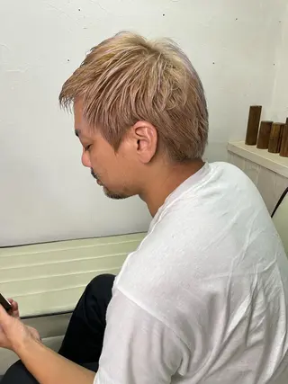 ショート カラー メンズ HAIR CALM 鹿島田店所属・✄‬齋藤 なな✄のヘアスタイル