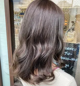 セミロング 永井 大希のヘアスタイル