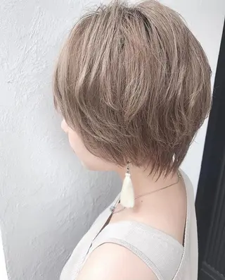 ショート カラー 髪質改善/ ツヤ髪カラー/高井のヘアスタイル