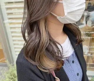 セミロング カラー 🕊️透明感カラー/ 渋谷🕊️Aonaのヘアスタイル