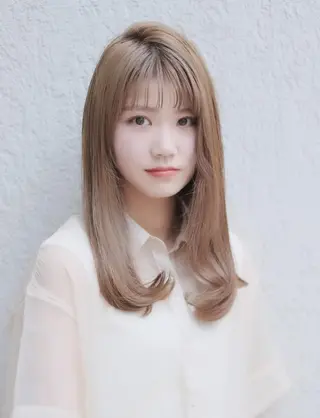 ミディアム カラー beauty: beast 大名店のヘアスタイル