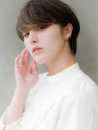 ショート カラー ショート・ボブ 徳竹淳一のヘアスタイル