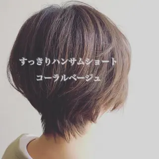 ショート noppo所属・NOPPO 和泉市 美容室/奥村 飛鳥のヘアスタイル
