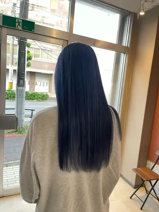 ロング TELA HAIR 岩槻店所属・✨透明感カラー✨ 🌈ブリーチカラーのヘアスタイル