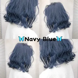 ショート カラー ヘアアレンジ メンズ 🦋重くない暗髪🦋 Hana🦋のヘアスタイル