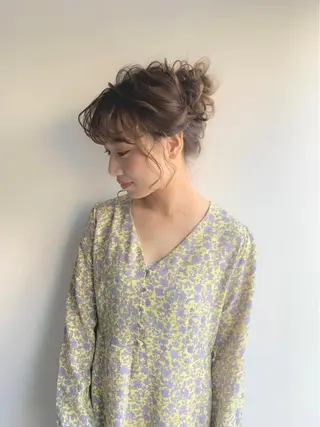 ロング 永井 瑞穂のヘアスタイル