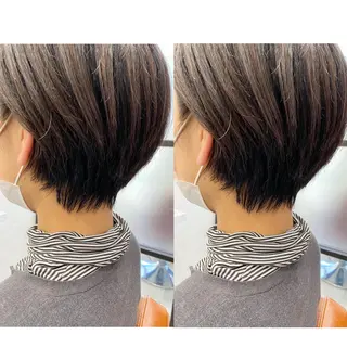 ショート カラー 艶カラー吉祥寺🌸 KAZUEのヘアスタイル