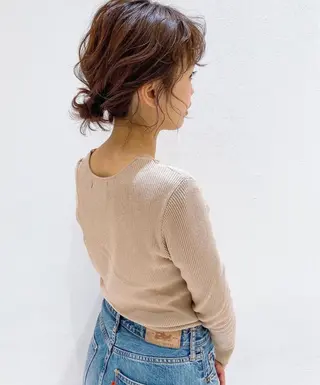 ショート カラー k-twoたき✨艶感 カラー/美髪矯正のヘアスタイル