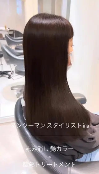 ロング 👑松山ストレート/ メンズヘア/龍仁👑のヘアスタイル