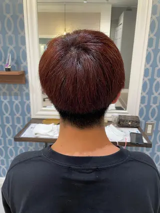 カラー メンズ 酒見 里奈のヘアスタイル