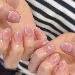 ネイル 𝕄𝕚𝕪𝕦🤍 自由が丘⌇パラジェルのネイルデザイン