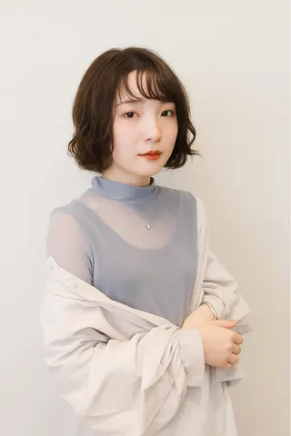 ショート カラー パーマ SALOWIN 下北沢　No.R所属・カット・ヘアケア特化 戸高昌紀のヘアスタイル