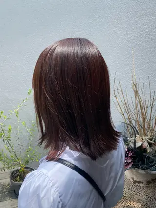 ミディアム カラー 【nui 茨木】 原田美紅のヘアスタイル