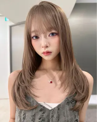 ミディアム ショート🩵 なりたみゆうのヘアスタイル