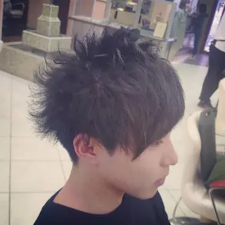 ショート ヘアアレンジ メンズ 🐺一ノ瀬 凌 / デザインウルフ🐺のヘアスタイル
