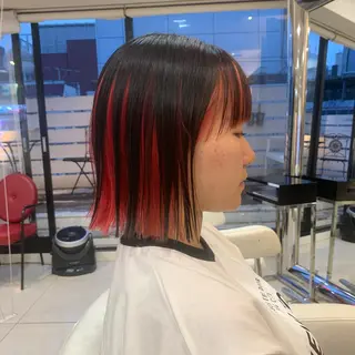 ショート 透明感カラー/ くびれヘア/館岡俊平のヘアスタイル