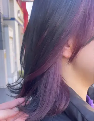 ミディアム カラー 💞暖色カラー 💞risaのヘアスタイル