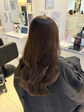 ロング RU10©️所属・透明感カラー/大阪 Rieのヘアスタイル