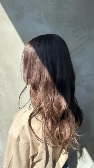 ロング カラー 竹内 風舞のヘアスタイル
