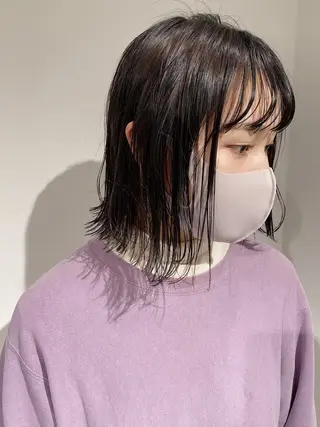 ショート カラー ノグチ ユウキ/ボブのヘアスタイル