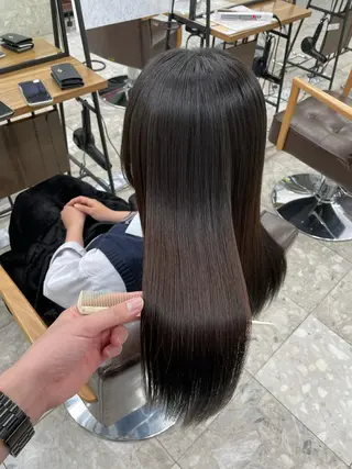 ロング ヘアアレンジ 🧸縮毛矯正特化 金澤 彩香🎀のヘアスタイル