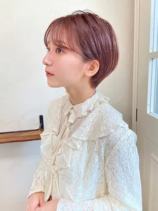 カラー うる艶カラー× ハイトーン/miuのヘアスタイル