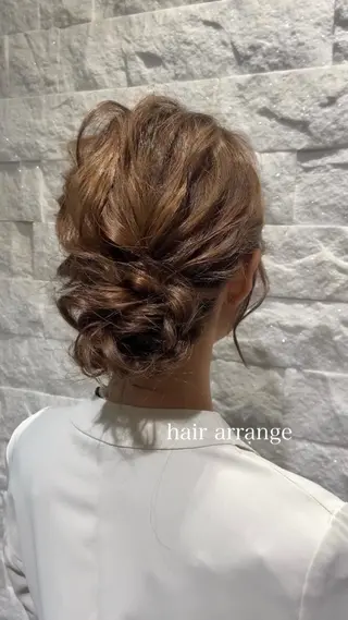 ヘアアレンジ 藤沢/波巻きパーマ/ ツイストスパイラルのヘアスタイル