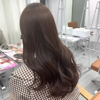 ロング カラー ヘアアレンジ ブリーチなしカラー /ベージュ/安形翔のヘアスタイル