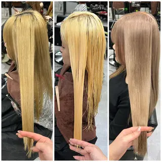 ロング カラー いろあそび所属・12月限定🉐カット モデル募集🉐のヘアスタイル