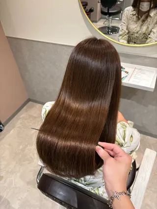 セミロング 💖褒められサラ艶髪 💖髪質改善💖本木のヘアスタイル