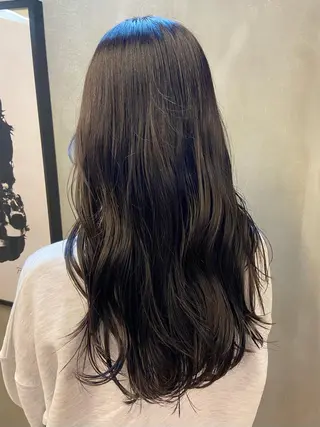 ロング カラー esu 心斎橋店所属・mana/ブリーチ なし/ベージュ/暖色のヘアスタイル