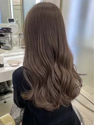 ロング 透明感ピンクカラー 銀座🍒AYANEのヘアスタイル