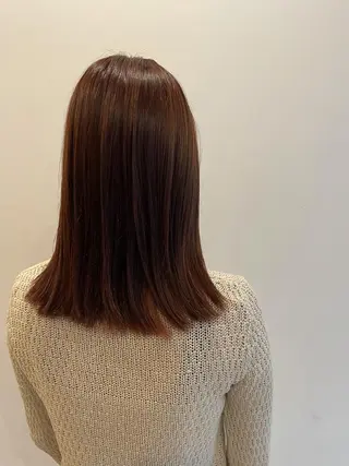 セミロング カラー 坂井翔　kiju オーナースタイリストのヘアスタイル