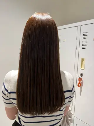 ロング カラー 髪質改善／透明感 NAKAIEのヘアスタイル