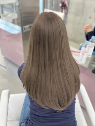 カラー Kana/韓国ヘア /暖色カラー🍒のヘアスタイル