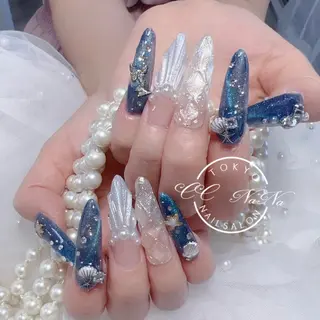 ネイル 💎CC・NaNa 韓国風ネイル🌙Cのネイルデザイン