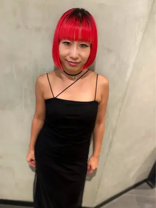 ショート カラー 優 作のヘアスタイル