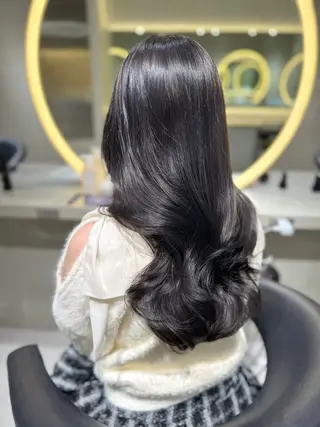 セミロング ハイトーン特化🤍/ 韓国ボブ / ハルナのヘアスタイル