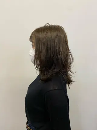 セミロング パーマ特化美容師 mikuのヘアスタイル