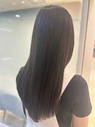 ロング カラー 艶質改善/縮毛矯正 ササキナツミのヘアスタイル