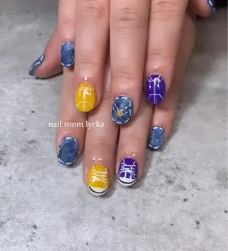 ネイル ﾈｲﾙﾙｰﾑﾘｯｶ 𝐦𝐚𝐲𝐮のネイルデザイン