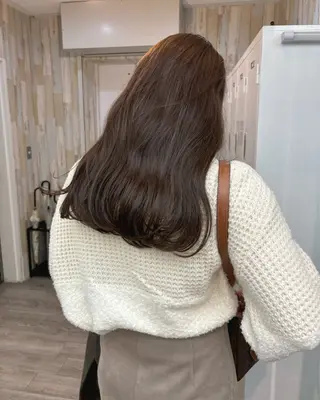 ロング カラー 広島/わかな/ヘア セット/オリーブのヘアスタイル