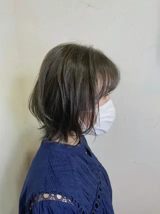 ミディアム カラー 韓国ヘア🫧艶カラー 🫧髪質改善/オオヤのヘアスタイル