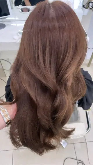 セミロング カラー COA GINZA 空也/前髪/顔まわりのヘアスタイル