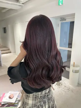 ロング カラー loely 💞miyuのヘアスタイル