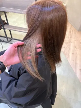 セミロング カラー ケアブリーチ🌟 ♢WATARU♢のヘアスタイル
