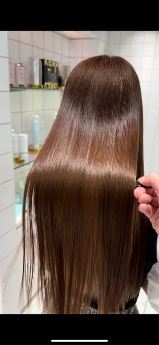 ロング Lond luce所属・郁弥モテショート💕 髪質改善ストレートのヘアスタイル